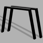 DavCraft - Stelaż pod stół wzór nr 1 bez ramy pod blatem - 01