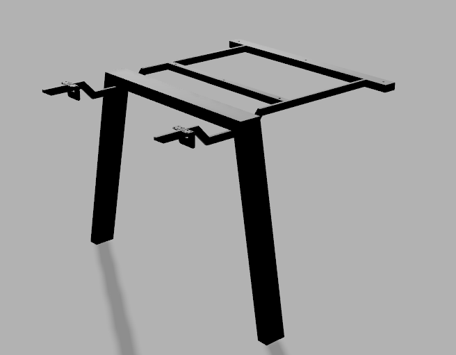 DavCraft - Stelaż pod stół wzór nr 1 bez ramy pod blatem - 04