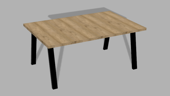 Stelaż pod stół wzór 1 z ramą pod blat - obrazek 5