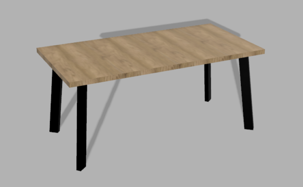 DavCraft - Stelaż pod stół wzór nr 2 bez ramy pod blatem - 04