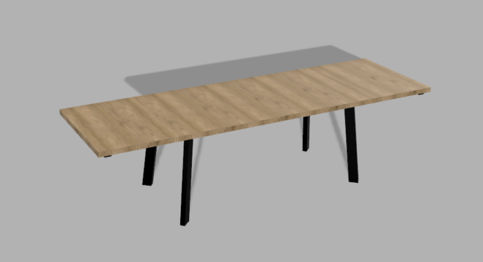 DavCraft - Stelaż pod stół wzór nr 2 bez ramy pod blatem - 05