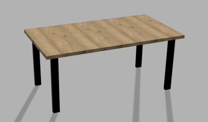 Stelaż pod stół wzór 3 z ramą pod blat - obrazek 4