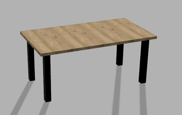 DavCraft - Stelaż pod stół wzór nr 4 bez ramy pod blatem - 04