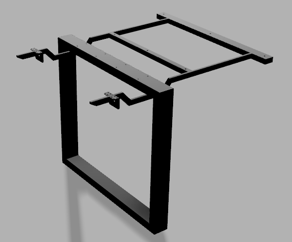 DavCraft - Stelaż pod stół wzór nr 5 bez ramy pod blatem - 03