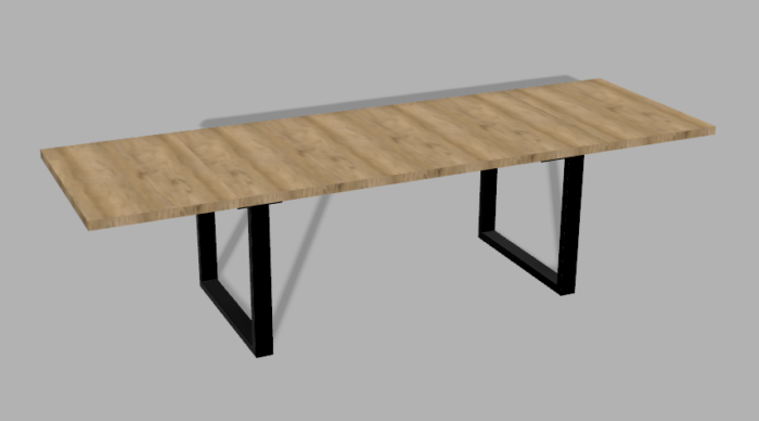 Stelaż pod stół wzór 5 z ramą pod blat - obrazek 5