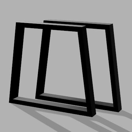 DavCraft - Stelaż pod stół wzór nr 6 bez ramy pod blatem - 01