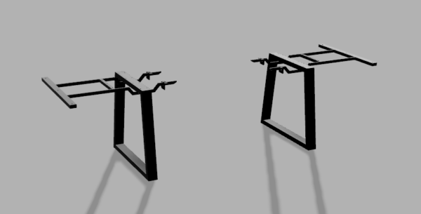 DavCraft - Stelaż pod stół wzór nr 6 bez ramy pod blatem - 02