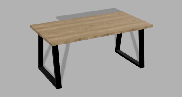 DavCraft - Stelaż pod stół wzór nr 6 bez ramy pod blatem - 04