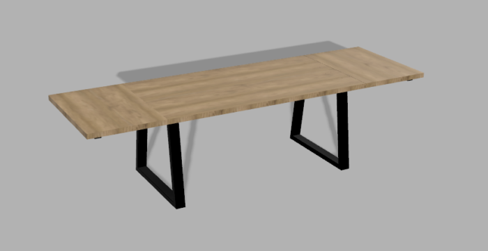 DavCraft - Stelaż pod stół wzór nr 6 bez ramy pod blatem - 05