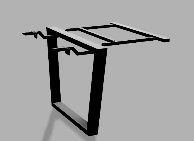 DavCraft - Stelaż pod stół wzór nr 7 bez ramy pod blatem - 03