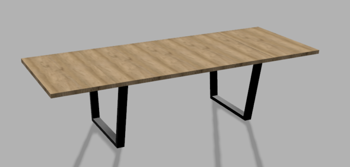 Stelaż pod stół wzór 7 z ramą pod blat - obrazek 5