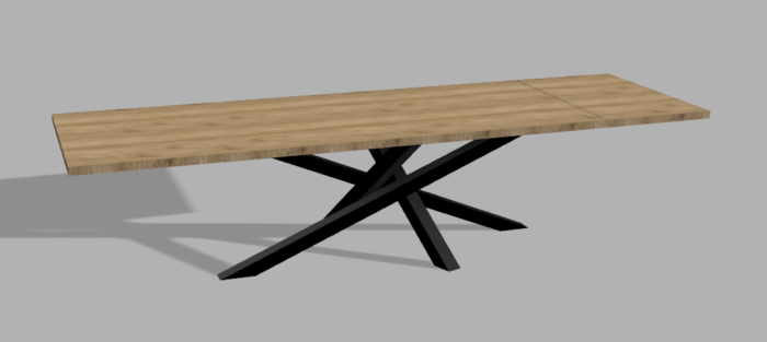 Stelaż pod stół wzór 9 z ramą pod blat - obrazek 5