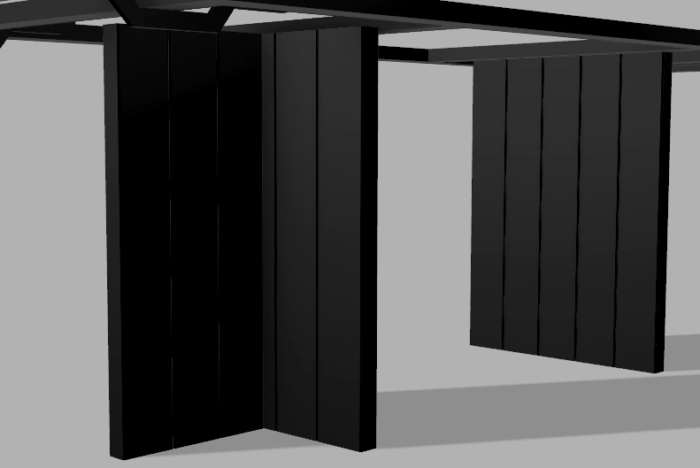 Stelaż pod stół wzór nr 14 z ramą pod blat - obrazek 2