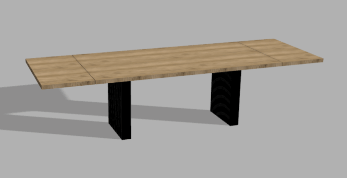 Stelaż pod stół wzór nr 16 z ramą pod blat - obrazek 4