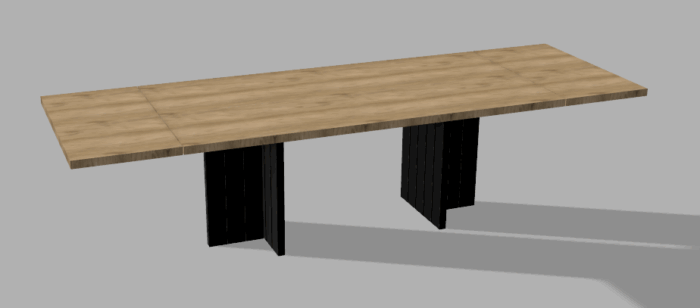 Stelaż pod stół wzór nr 14 z ramą pod blat - obrazek 4