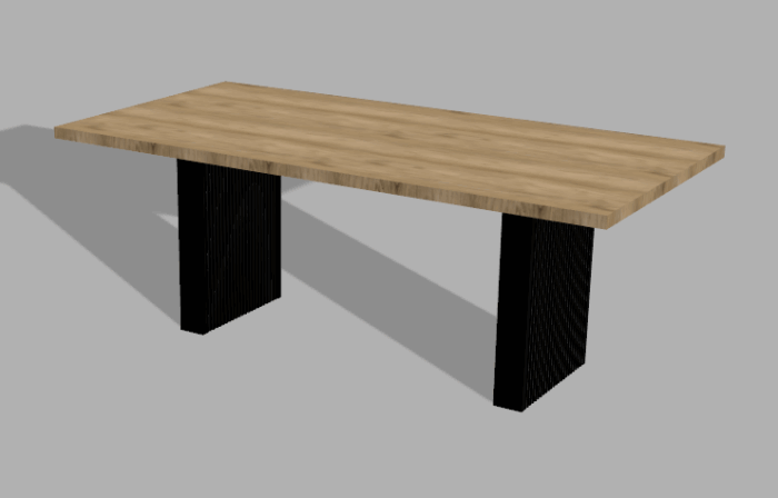 Stelaż pod stół wzór nr 16 z ramą pod blat - obrazek 5