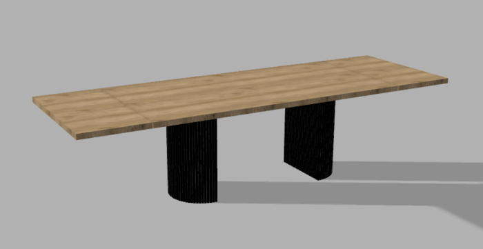 Stelaż pod stół wzór nr 18 z ramą pod blat - obrazek 5