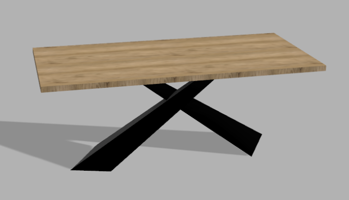 Stelaż pod stół wzór nr 19 z ramą pod blat - obrazek 4