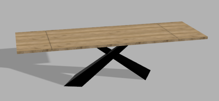 Stelaż pod stół wzór nr 19 z ramą pod blat - obrazek 5